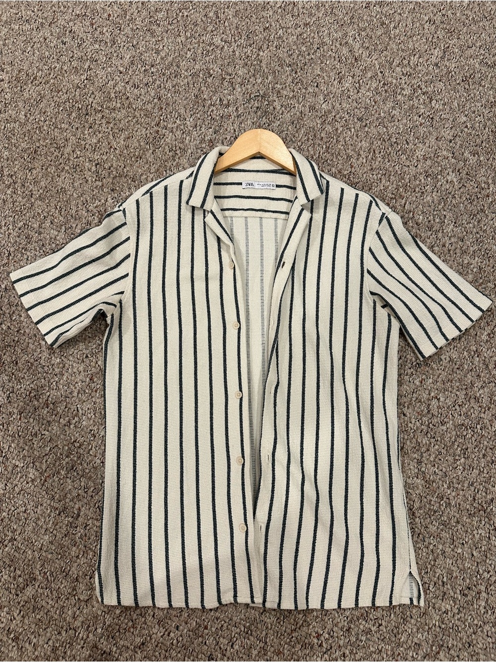 Zara Buttondown Summer Shirt Medium